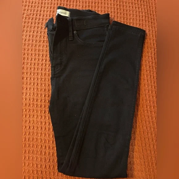 Madewell 10” High Rise Skinny Black Jeans - Picture 7 of 9